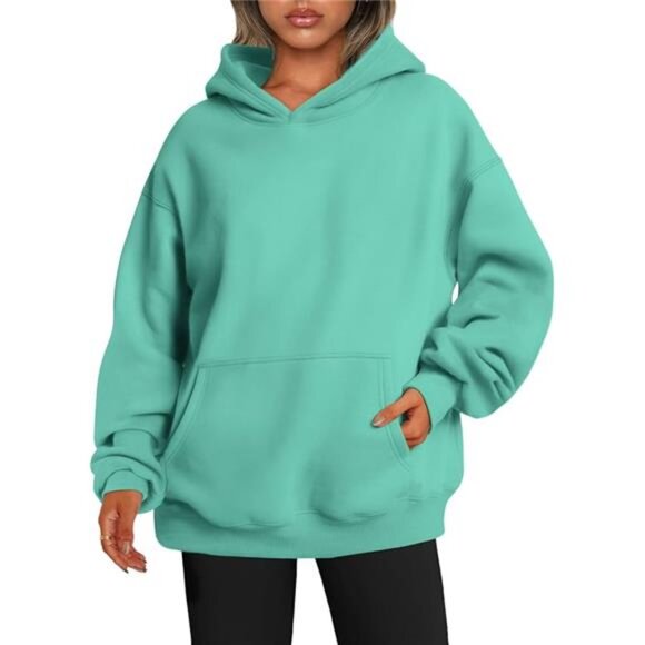 Womens Hoodies Oversized Sweatshirts Pullover Fleece Sweaters Winter Fall Outfit - Picture 8 of 8